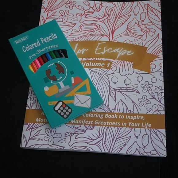 Adult Inspirational Coloring Book - Picture 3 of 3